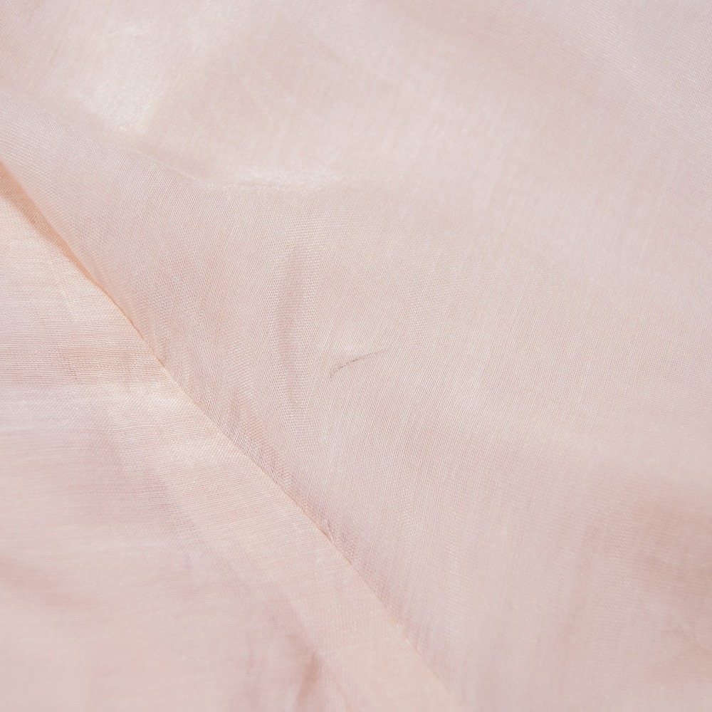 Soft Surroundings Blouse Top Blush Pink 3/4 Sleeve Ruffle Silk Small P Petite - Picture 4 of 12